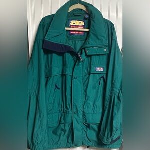 VTG American Eagle Outfitters AE Active Sport Green Jacket Men’s Sz XL Y2K